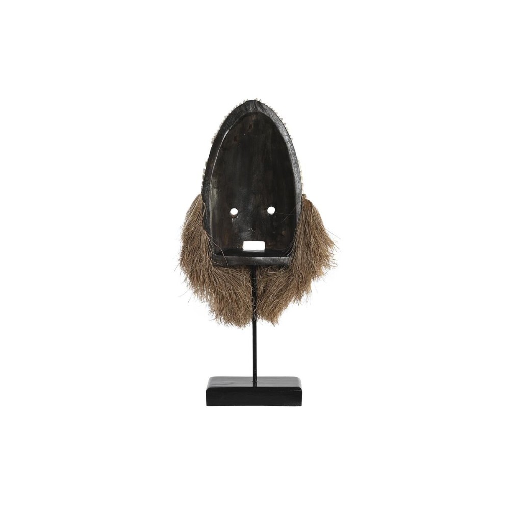 Deko-Figur DKD Home Decor natürlich Weiß Muscheln Maske (30 x 10 x 60 cm)