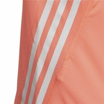 Child's Short Sleeve T-Shirt Adidas Aeroready Three Stripes Salmon