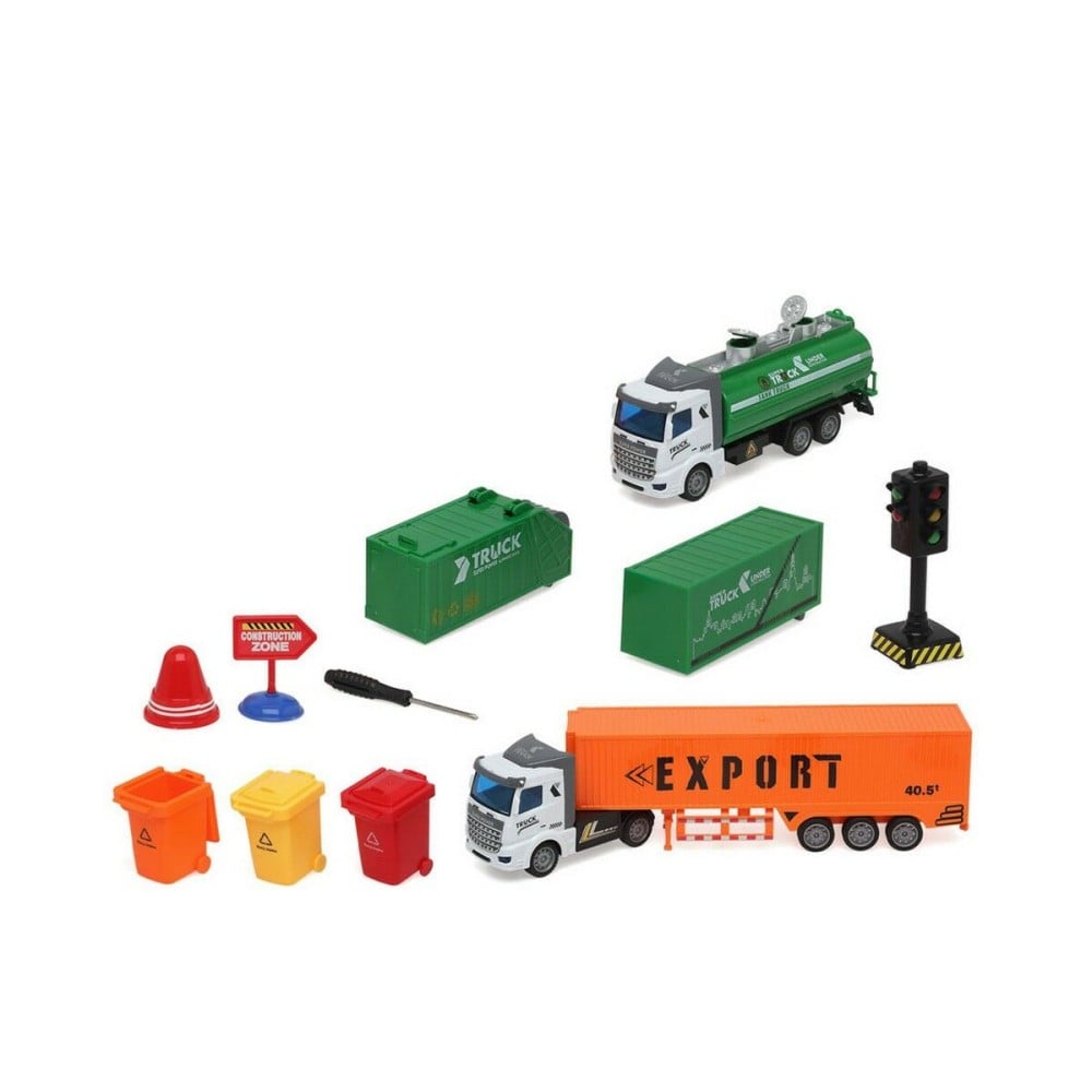 Spielset Fahrzeuge Sanitation 54 x 34 cm