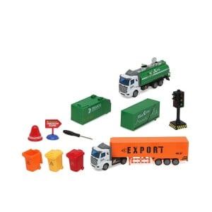 Spielset Fahrzeuge Sanitation 54 x 34 cm