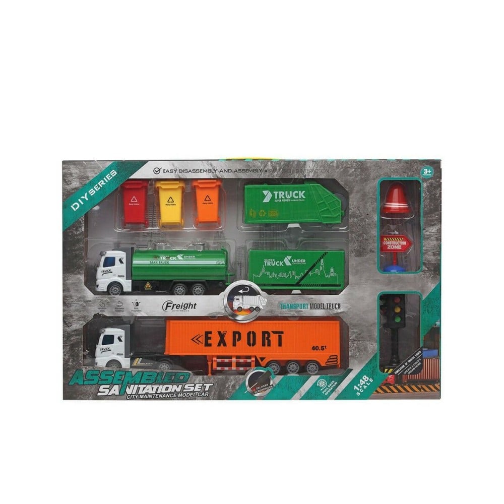 Spielset Fahrzeuge Sanitation 54 x 34 cm