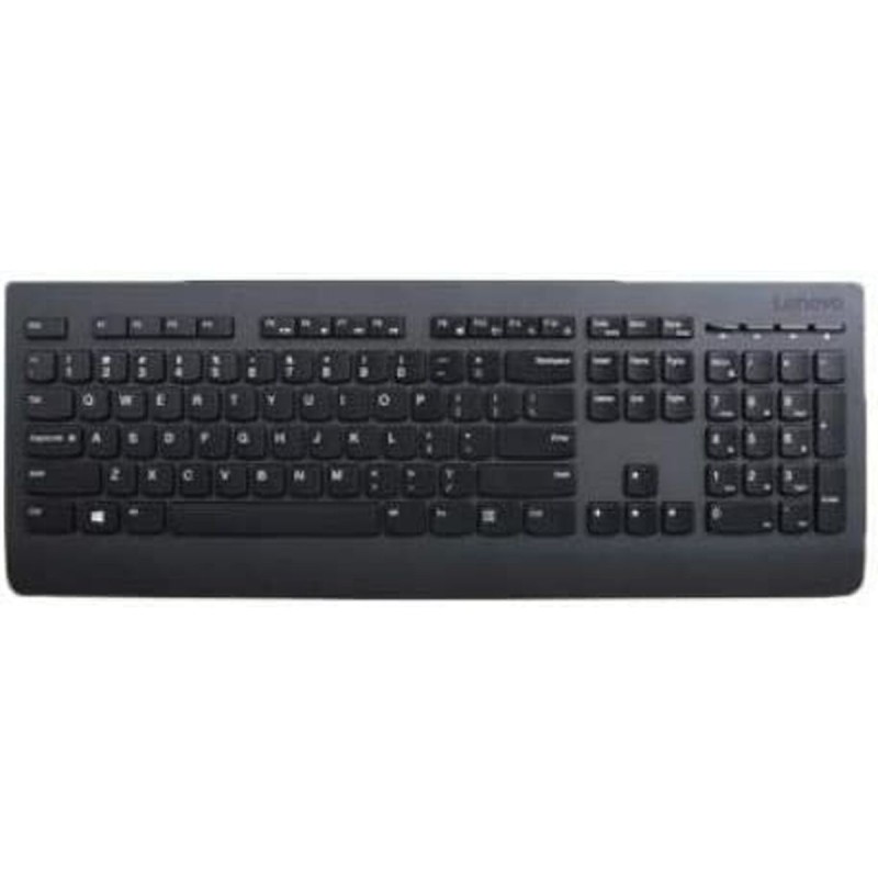 Clavier sans fil Lenovo 4X30H56868 Noir Espagnol Qwerty