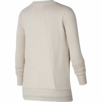 Sweatshirt ohne Kapuze für Mädchen Nike Heritage Beige