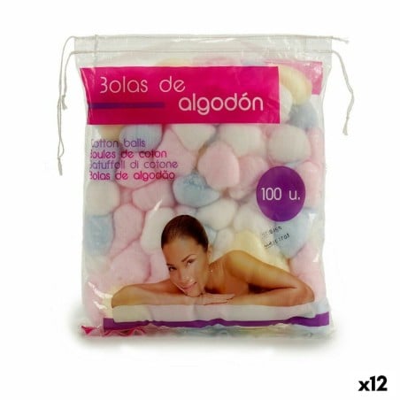 Coton Multicouleur Balles (12 Unités)