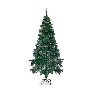 Weihnachtsbaum 210 cm grün Metall Kunststoff