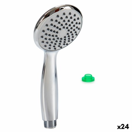 Pomme de douche Berilo AR1711518 Argenté Plastique 20 x 9 x 4 cm (24 Unités)