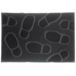 Doormat Pin Mat Black Natural rubber 60 x 40 cm