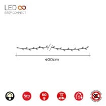 Guirlande lumineuse LED EDM 71251 4 m Blanc