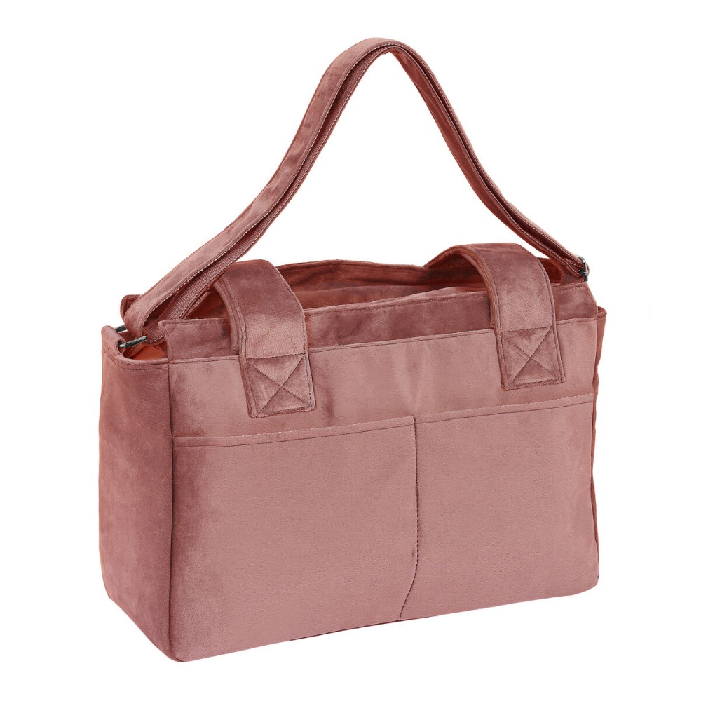 Wickeltasche Safta Marsala Rosa (46 x 26 x 15 cm)