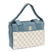 Diaper Changing Bag Safta Leaves Turquoise (46 x 26 x 15 cm)