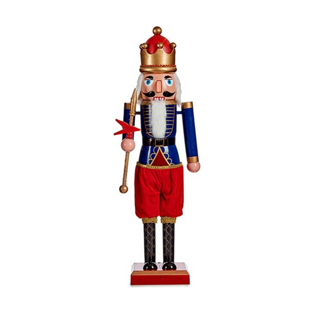 Decorative Figure Red Blue Nutcracker 18,5 x 81,5 x 16,5 cm Plastic