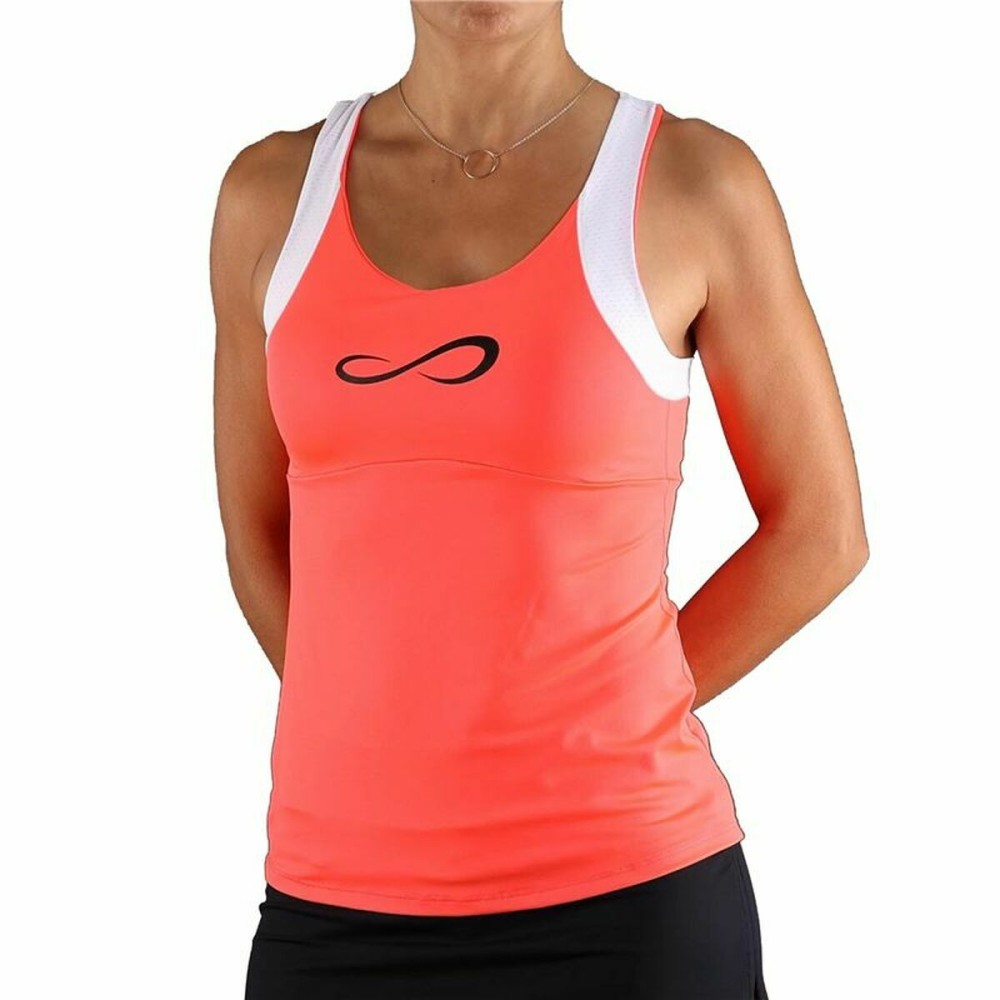 Tank Top Women Endless Race Padel Salmon