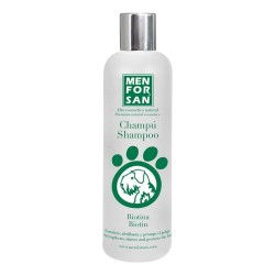 Shampoing pour animaux de compagnie Menforsan Chien Vitamine B7 51 x 37 x 33 cm 300 ml