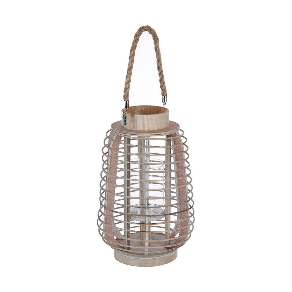 Laterne Atmosphera Kerzenschale Rattan (33 x 22 cm)