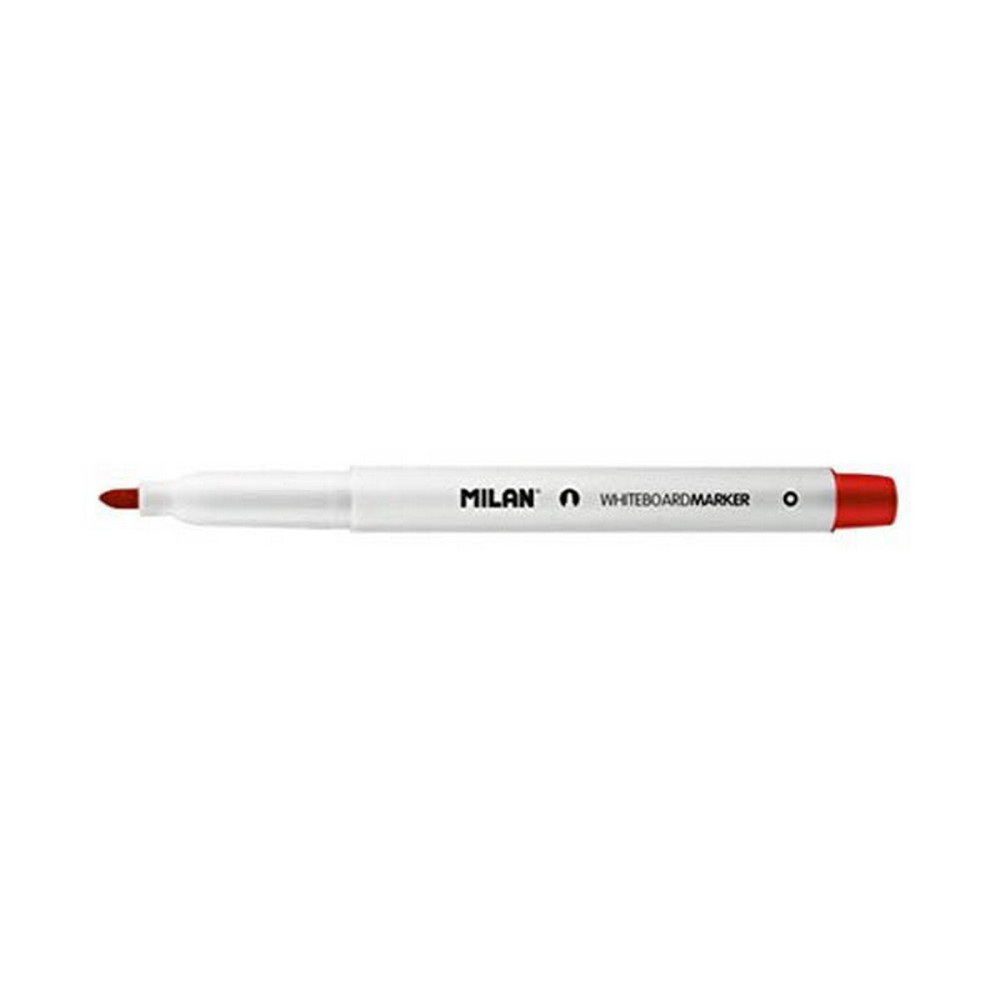 Feutres Milan Tableau blanc 12 Unités Rouge PVC