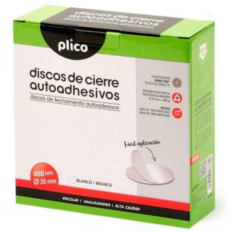 Adhésifs PLICO 400 Pièces Noir