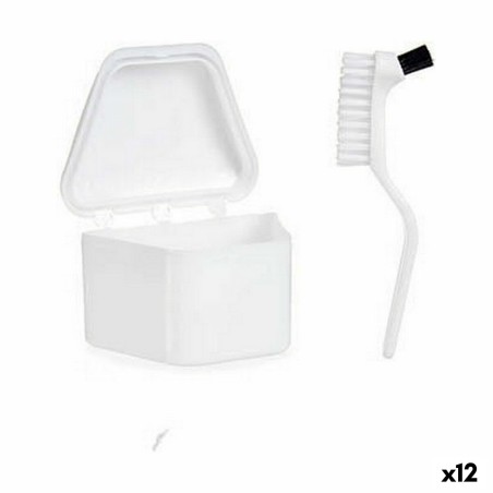 Set pour Dentiers Berilo 37589 Blanc polypropylène (12 Unités)