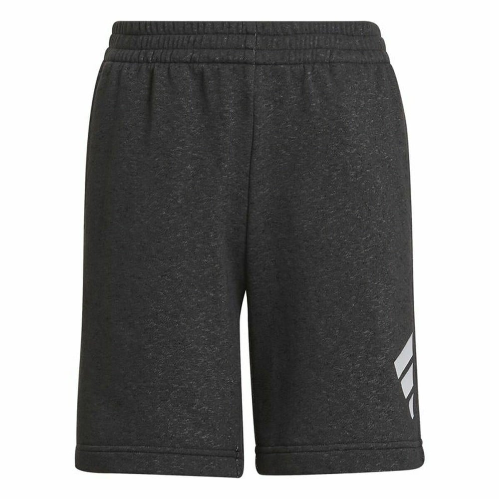 Sportshorts für Kinder Adidas Future Icons 3 Stripes Schwarz