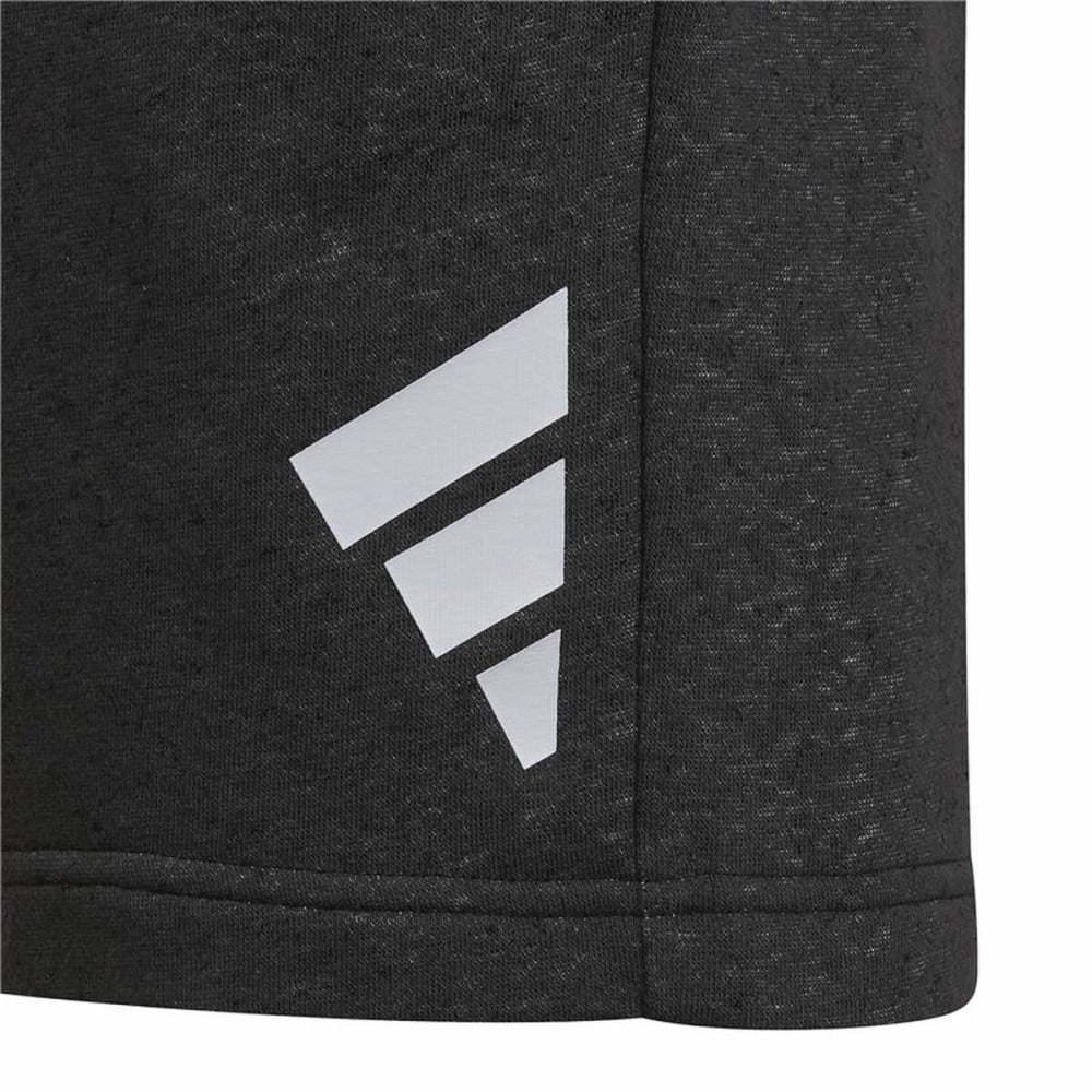 Sportshorts für Kinder Adidas Future Icons 3 Stripes Schwarz