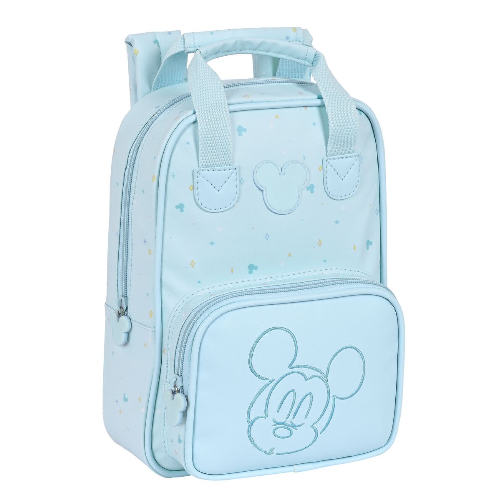 School Bag Mickey Mouse Clubhouse Light Blue 20 x 28 x 8 cm