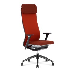 Chaise de Bureau avec Appui-tête Nowy Styl 6ST62LC Rouge