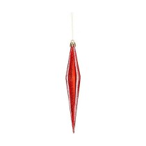 Décorations de Noël Krist+ 00905 Rouge PVC 8,5 x 3,5 x 19 cm Allongé