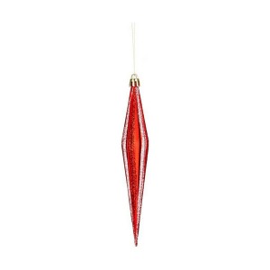 Décorations de Noël Krist+ 00905 Rouge PVC 8,5 x 3,5 x 19 cm Allongé