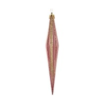 Décorations de Noël Krist+ 00902 Rose Doré PVC 3 x 3 x 18,5 cm Allongé