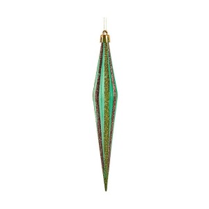 Décorations de Noël Krist+ 00901 Rouge Vert Doré 3 x 8,5 x 19 cm Allongé