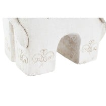 Decorative Figure DKD Home Decor Aged finish Elephant White Oriental Magnesium (42 x 24 x 46 cm)