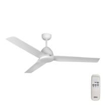 Ventilateur de Plafond EDM 33986 Java Blanc 60 W Ø 130 cm