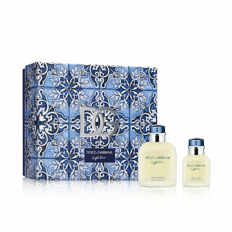 Men's Perfume Set Dolce & Gabbana 2 Pieces Light Blue