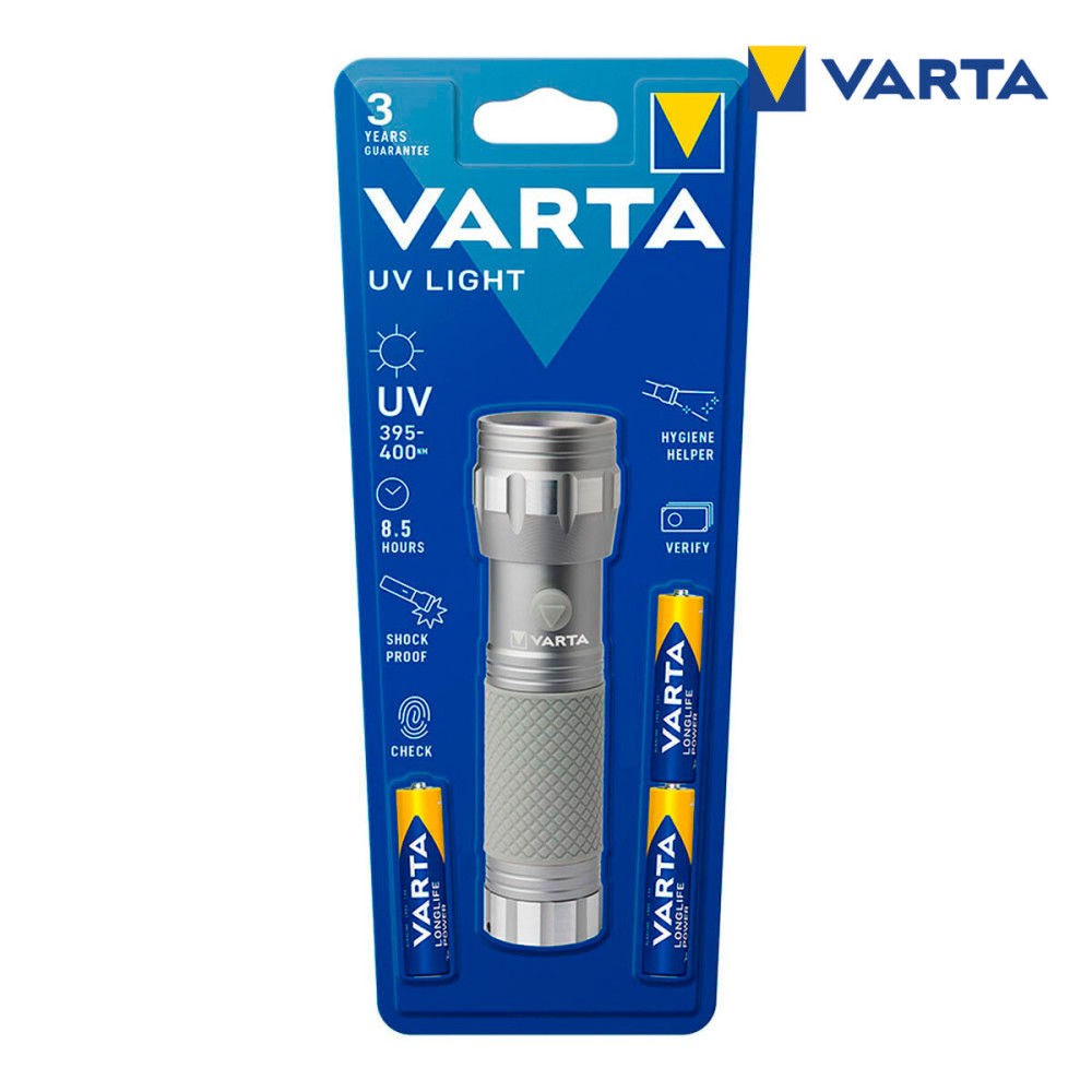 Lampe Torche Varta Lampe UV Gris Aluminium