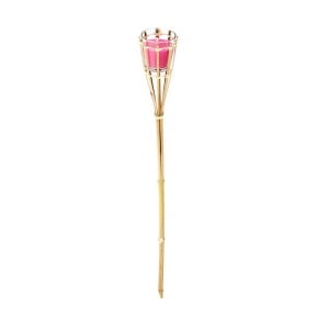 Torche de Jardin Progarden Fonction Anti-Moustique Marron Verre 7,5 x 76 cm