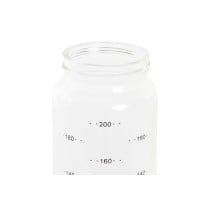 Ölfläschchen DKD Home Decor 200 ml 6 x 6 x 16,5 cm Durchsichtig Edelstahl Borosilikatglas