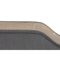 Headboard DKD Home Decor Dark grey Oak 180 x 10 x 120 cm