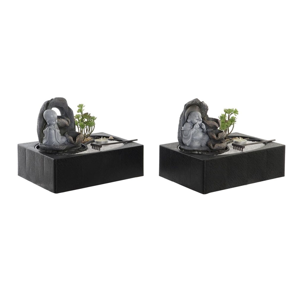 Fountain DKD Home Decor Buddha Resin Oriental 29 x 21 x 23 cm (2 Units)