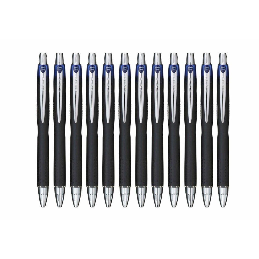 stylo à encre liquide Uni-Ball Rollerball Jetstream SXN-210 Bleu 1 mm (12 Pièces)