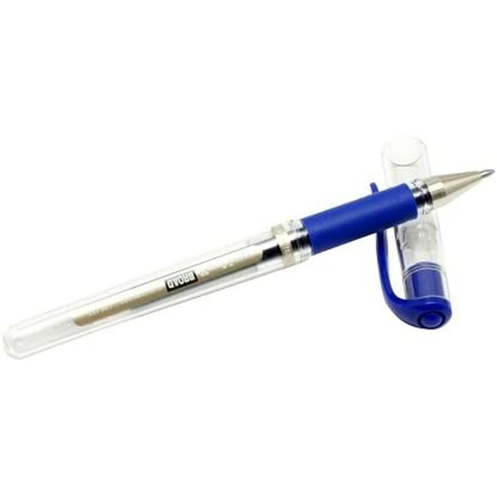 Flüssigtintenstift Uni-Ball Signo Broad UM-153 W Blau 0,6 mm (12 Stücke)