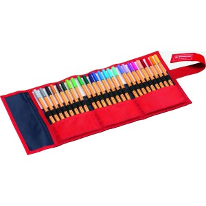 Marker-Set Stabilo Point 88 Red Rollerset Bunt