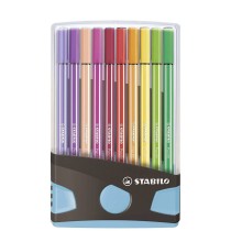 Ensemble de Marqueurs Stabilo Pen 68 Color Parade Coffret Multicouleur