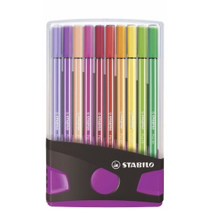 Set of Felt Tip Pens Stabilo Pen 68 Multicolour