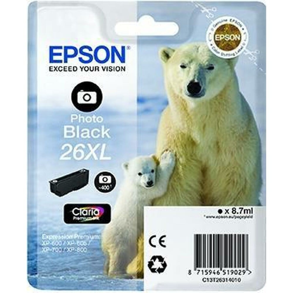 Cartouche d'encre originale Epson 26XL Noir