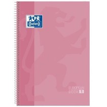 Notizbuch Oxford European Book Rosa A4 A4+ 80 Blatt 5 Stücke