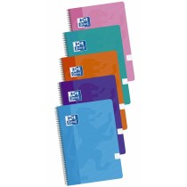 Notebook Oxford Multicolour Din A4 80 Sheets 21,5 x 31,5 cm 5 Pieces