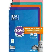 Notebook Oxford Multicolour Din A4 80 Sheets 21,5 x 31,5 cm 5 Pieces