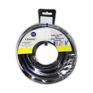 Câble EDM 28411 Noir 1,5 mm 15 m Plastique