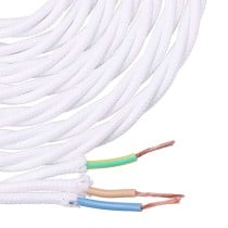 Cable EDM 11888 White 3 x 1 mm 5 m