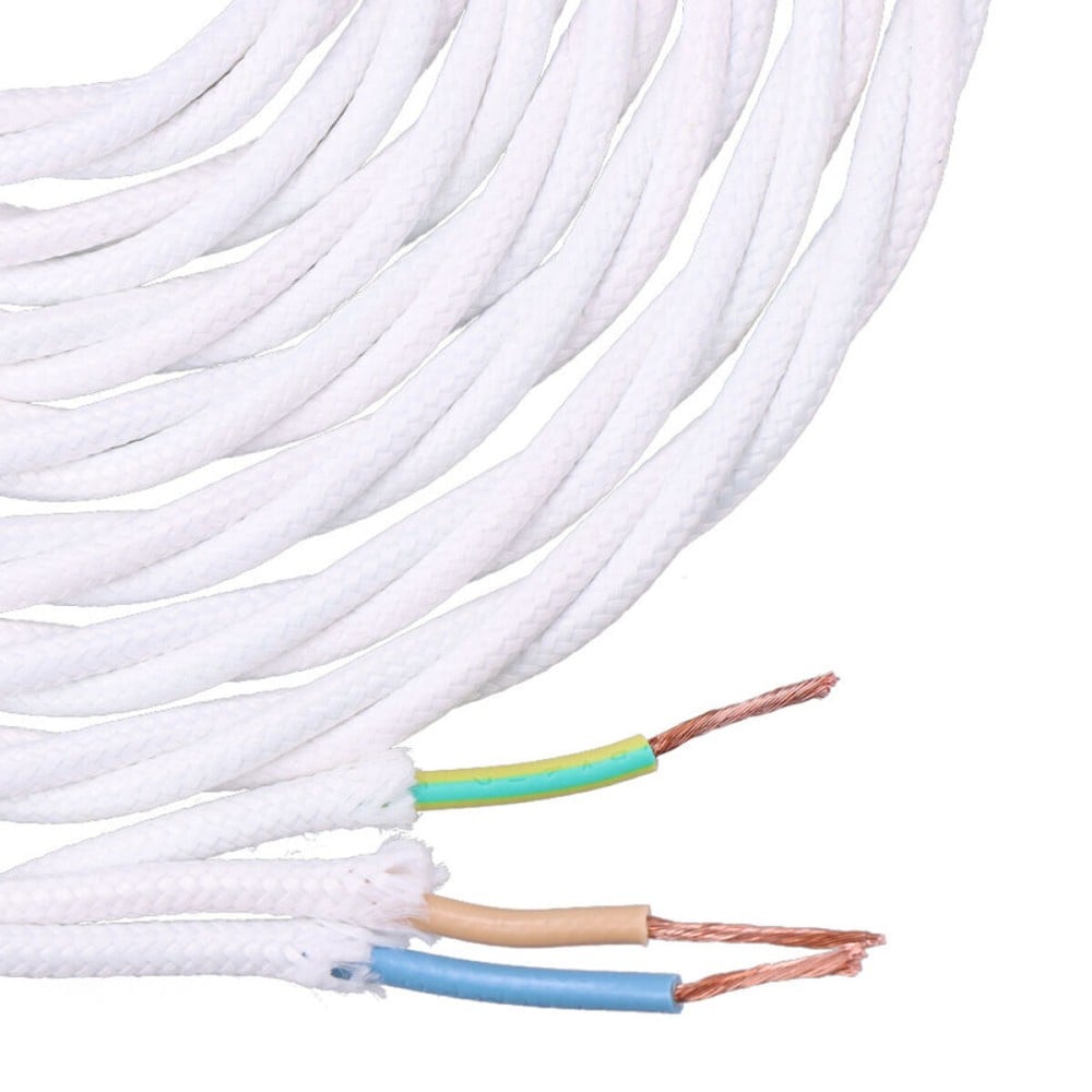 Cable EDM 11888 White 3 x 1 mm 5 m