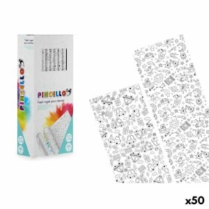 Geschenkpackung Pincello 80GR - COLOREAR 0,7 x 1,5 m Fahrzeuge Alien (50 Stück)